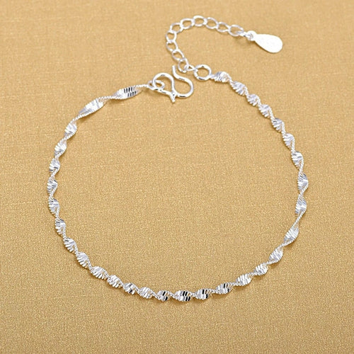 Solid Line Anklet Dainty Anklet Twisted Anklet Stylish Anklet